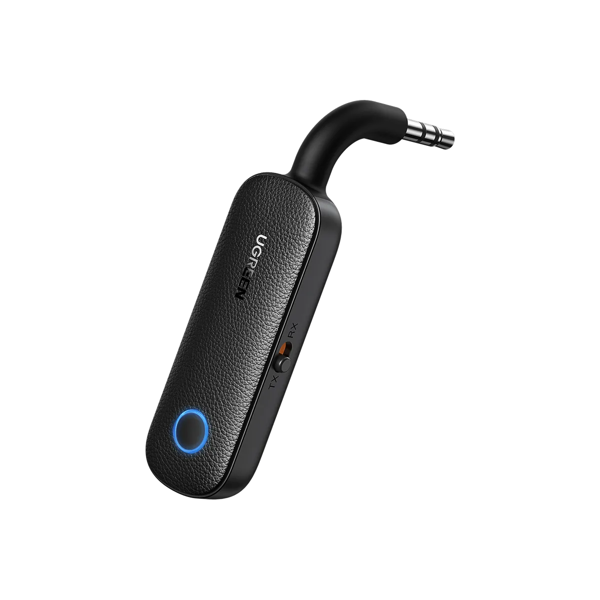 جهاز إرسال واستقبال UGREEN Bluetooth 5.0 2-in-1 مع موصل 3.5 مم وميكروفون مدمج للسيارة