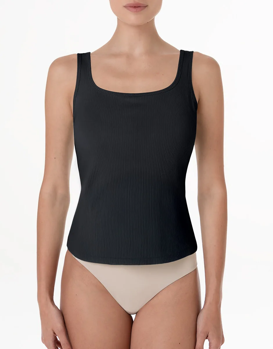 Cami de micromodal con cuello cuadrado: cómo llevarlo