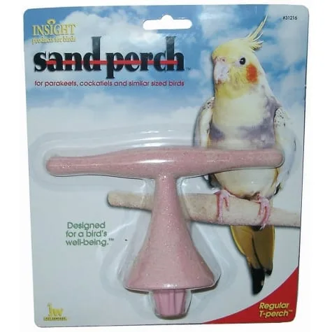Sand “T” Perch for Birds 6″