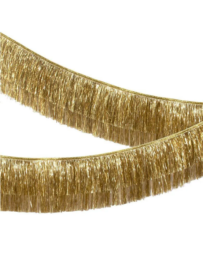 Gold Tinsel Fringe Garland Review: Adds Sparkle to Any Party