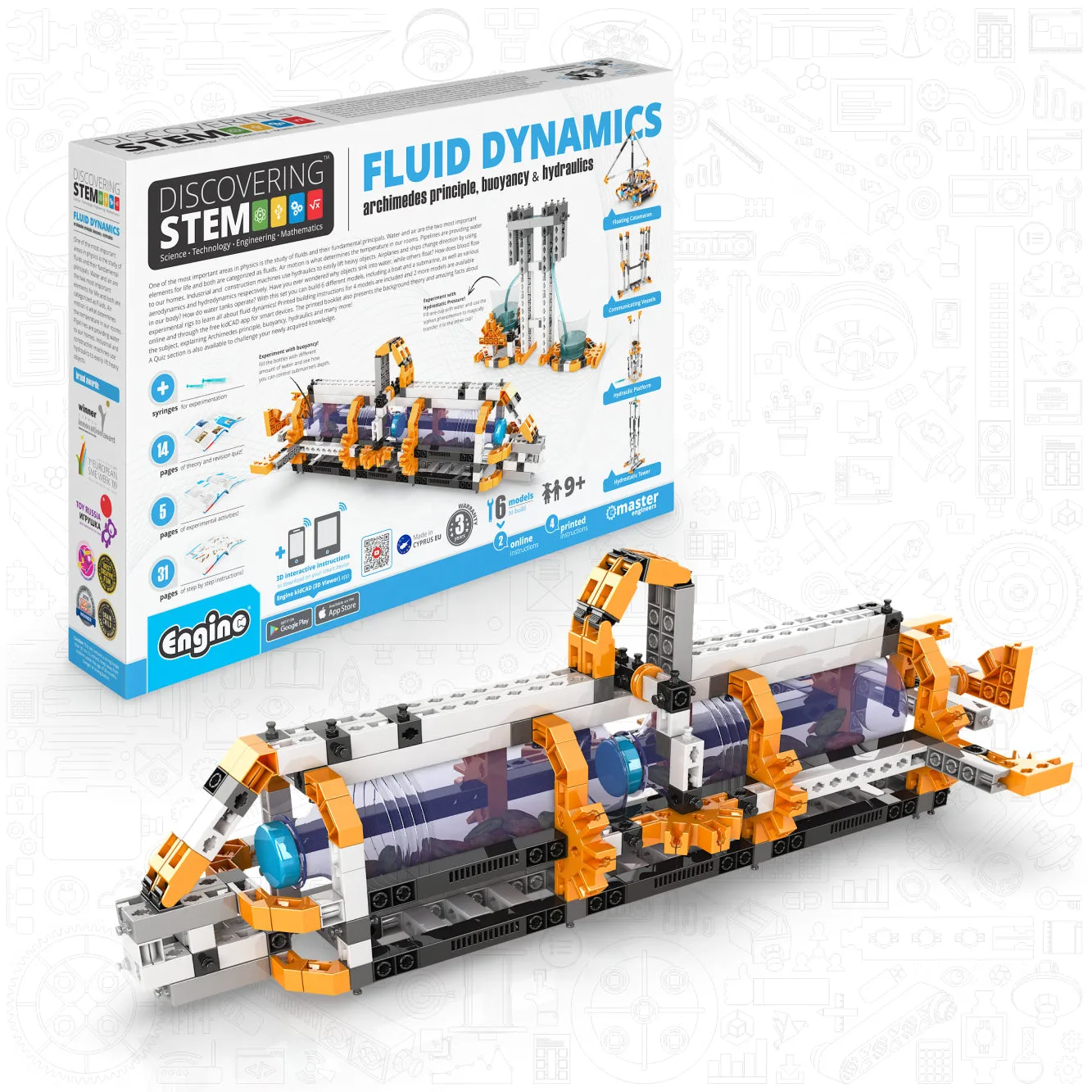 Engino Fluid Dynamics Kit: 6 Models for Ages 9+ FAQ