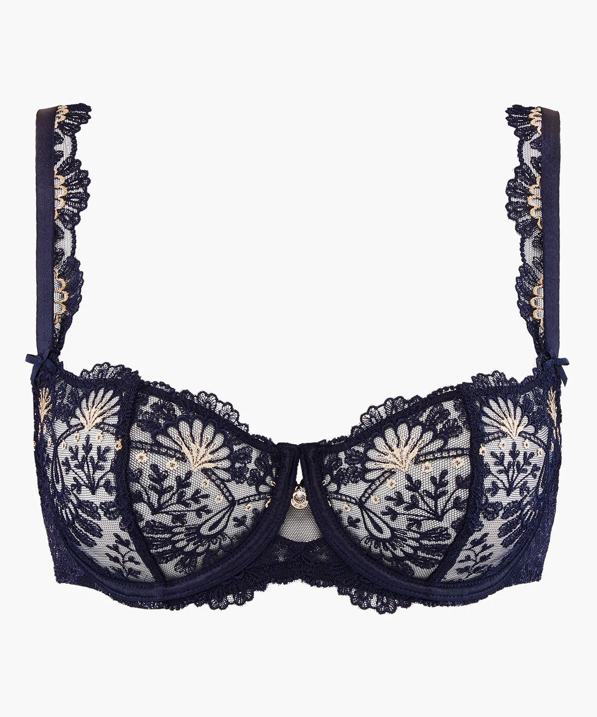 Art of Ink Half cup bra Symphonie Bleue