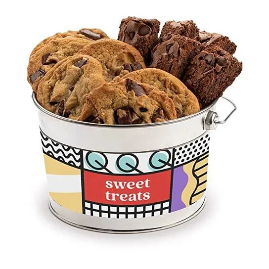Sweet Treats Cookie and Brownie Sampler Bucket