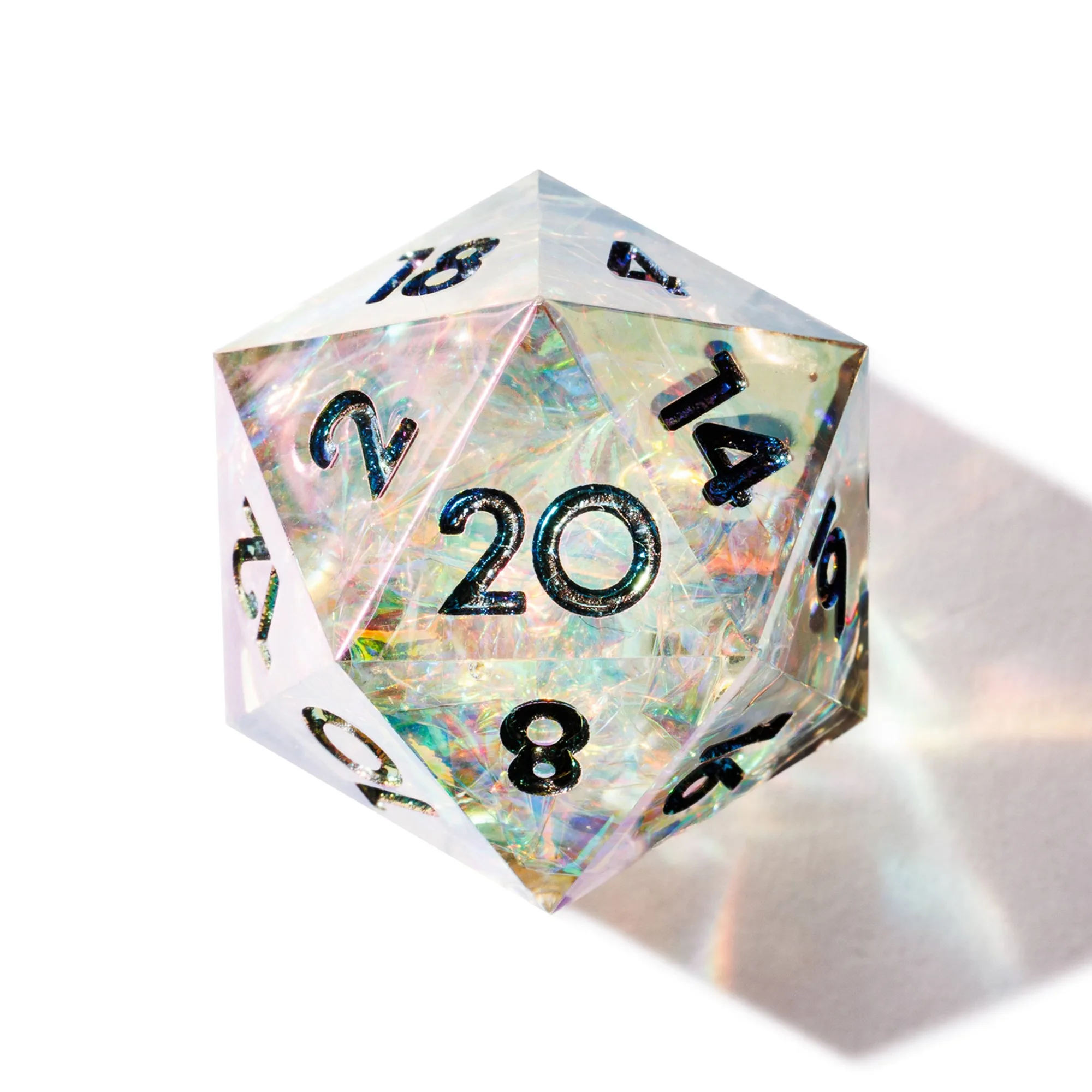 Set di 7 dadi iridescenti Aurora Borealis