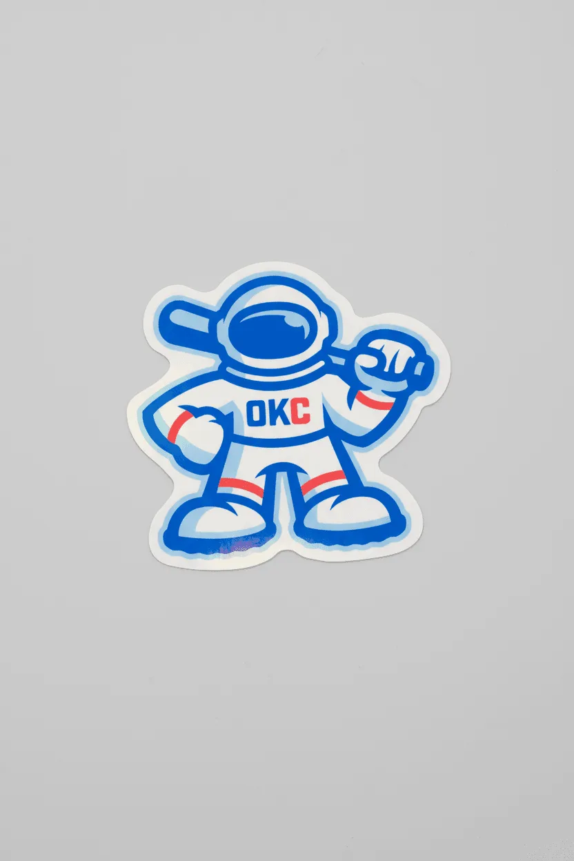 OKC Comets Astro Sticker