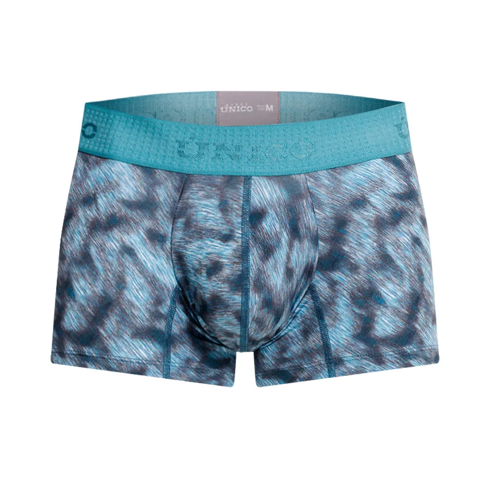 Wat is een boxer short met schuine snit en voor wie is het geschikt?