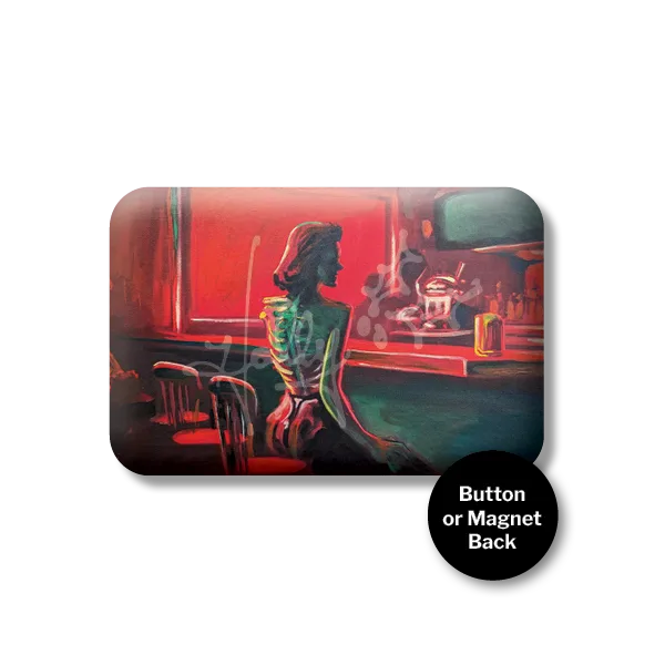 "Coming To Life" Magnet or Button