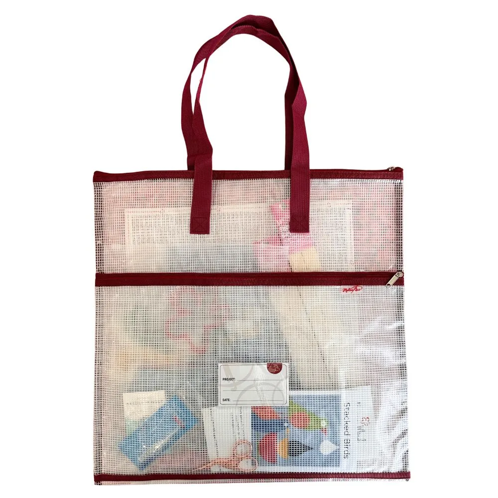 Needlepoint Project Storage Bag Two Color Options