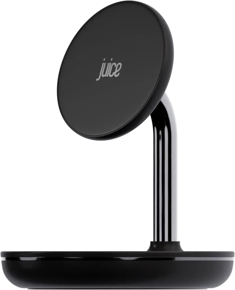 Juice MagTec Night Stand 2-in-1 Wireless Charger - Black