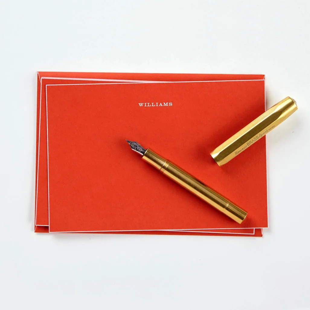 Raw Brass Fountain Pen