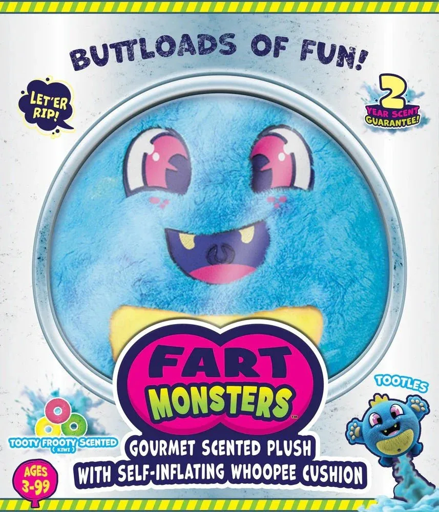 Tootles Fart Monster Raspberry Scented Plush