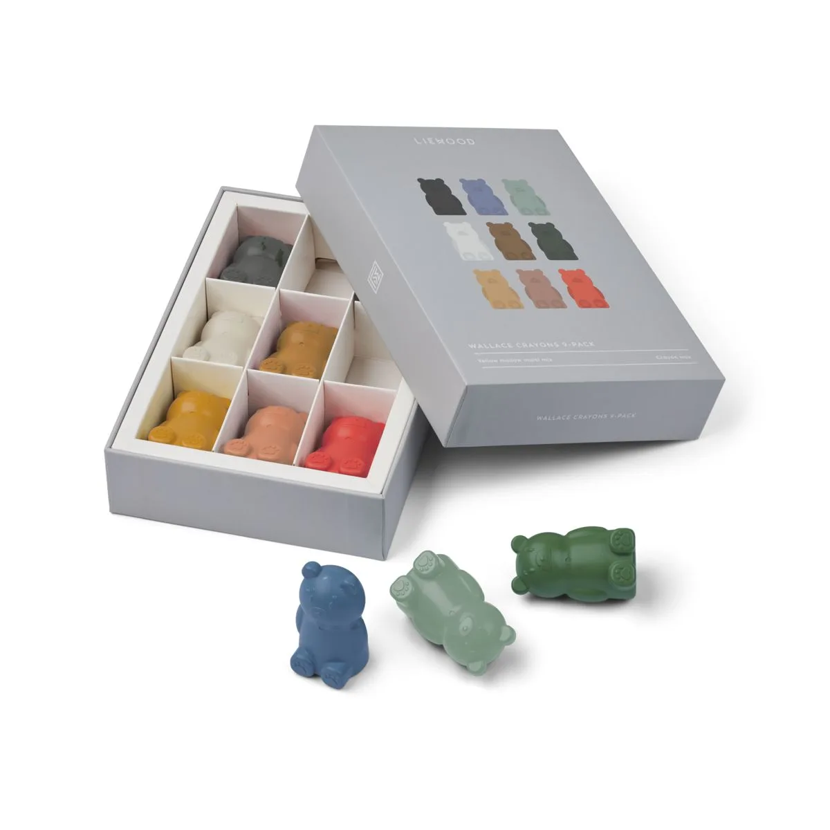 Wallace Crayons 9-Pack - Yellow mellow multi mix