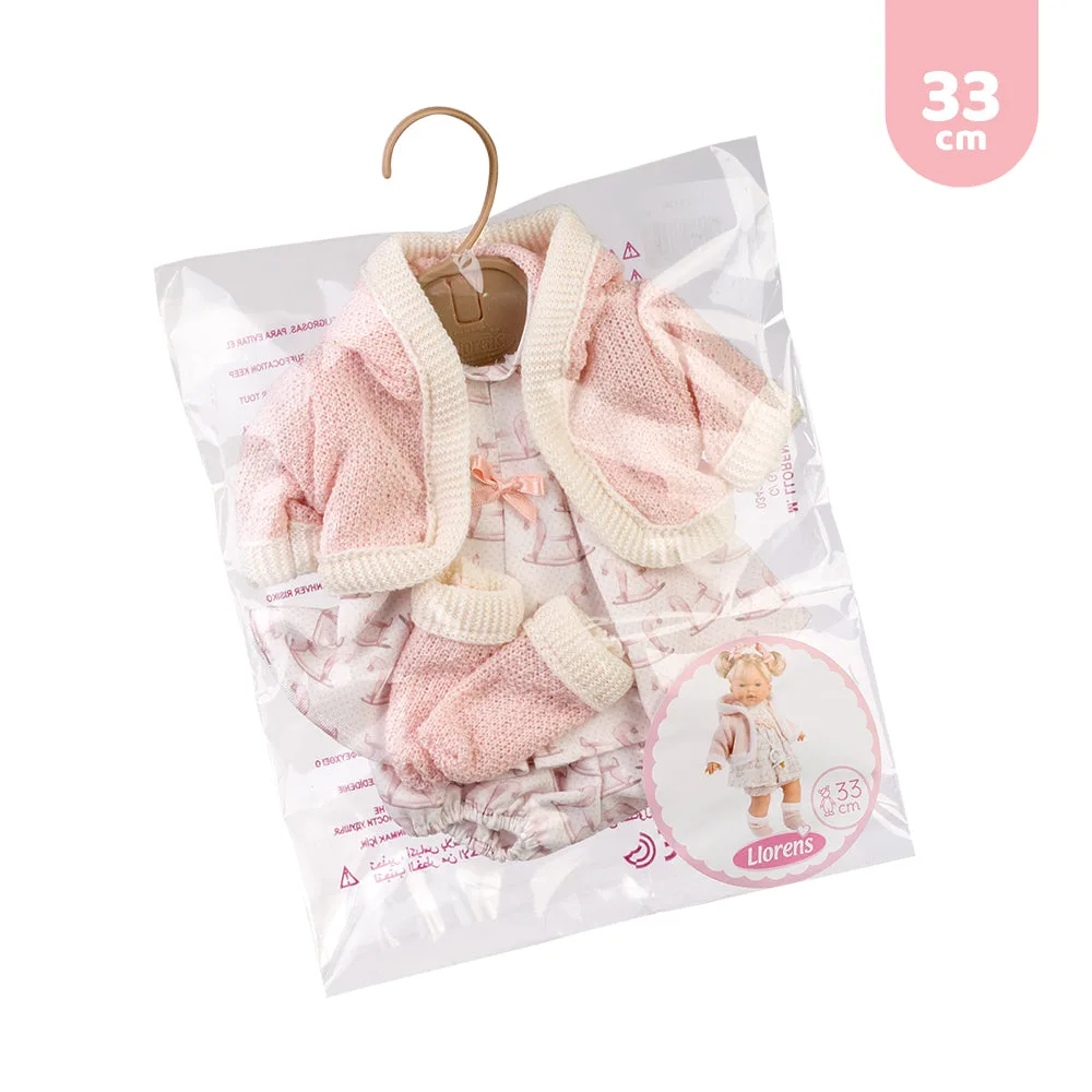 Vestido para muñecas lloronas de 33 cm