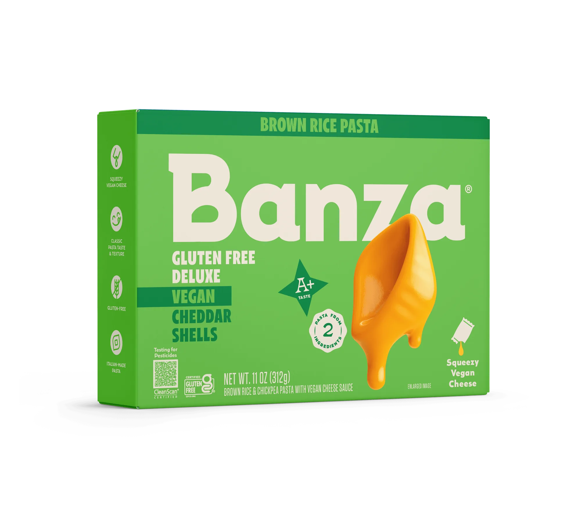 Brown Rice Vegan Deluxe Cheddar Shells