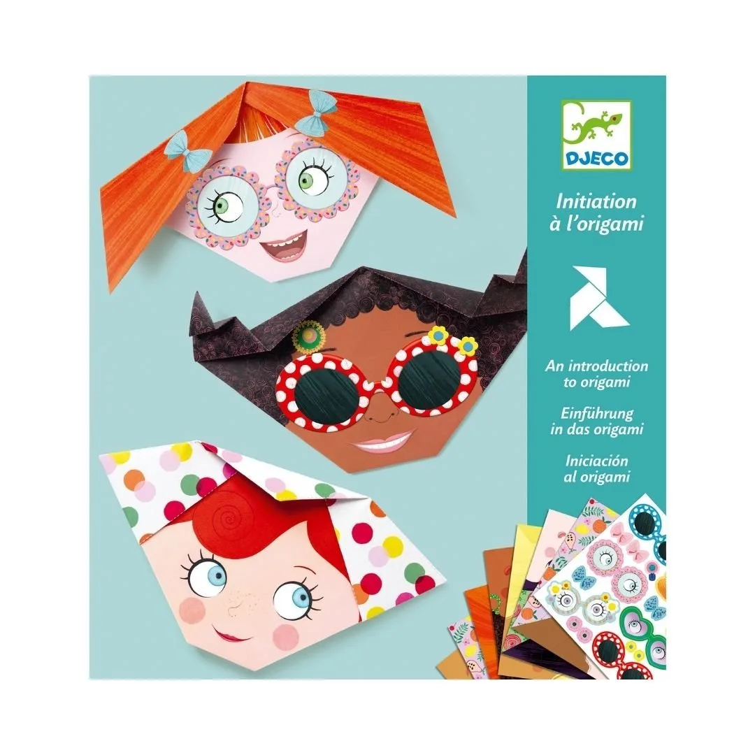 Djeco: Origami - Pretty Faces