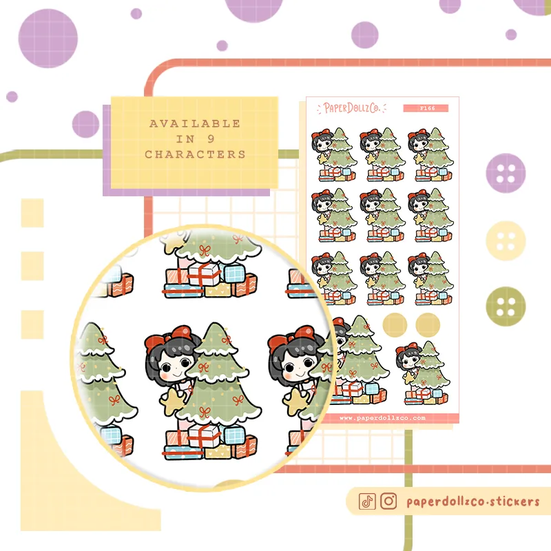 Christmas | PaperDollzCo Planner | Activity Stickers | f166