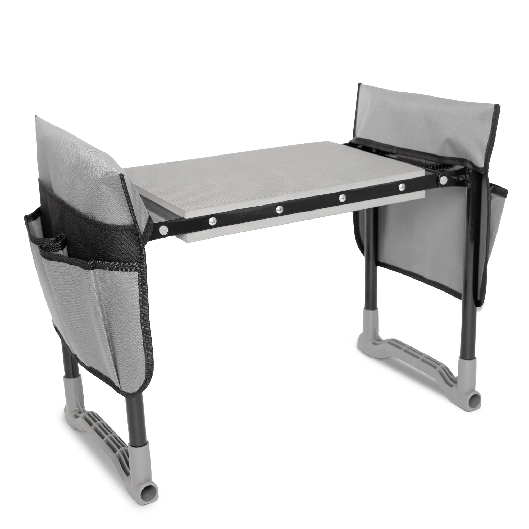 Folding Garden Kneeler & Seat with Tool Pouches