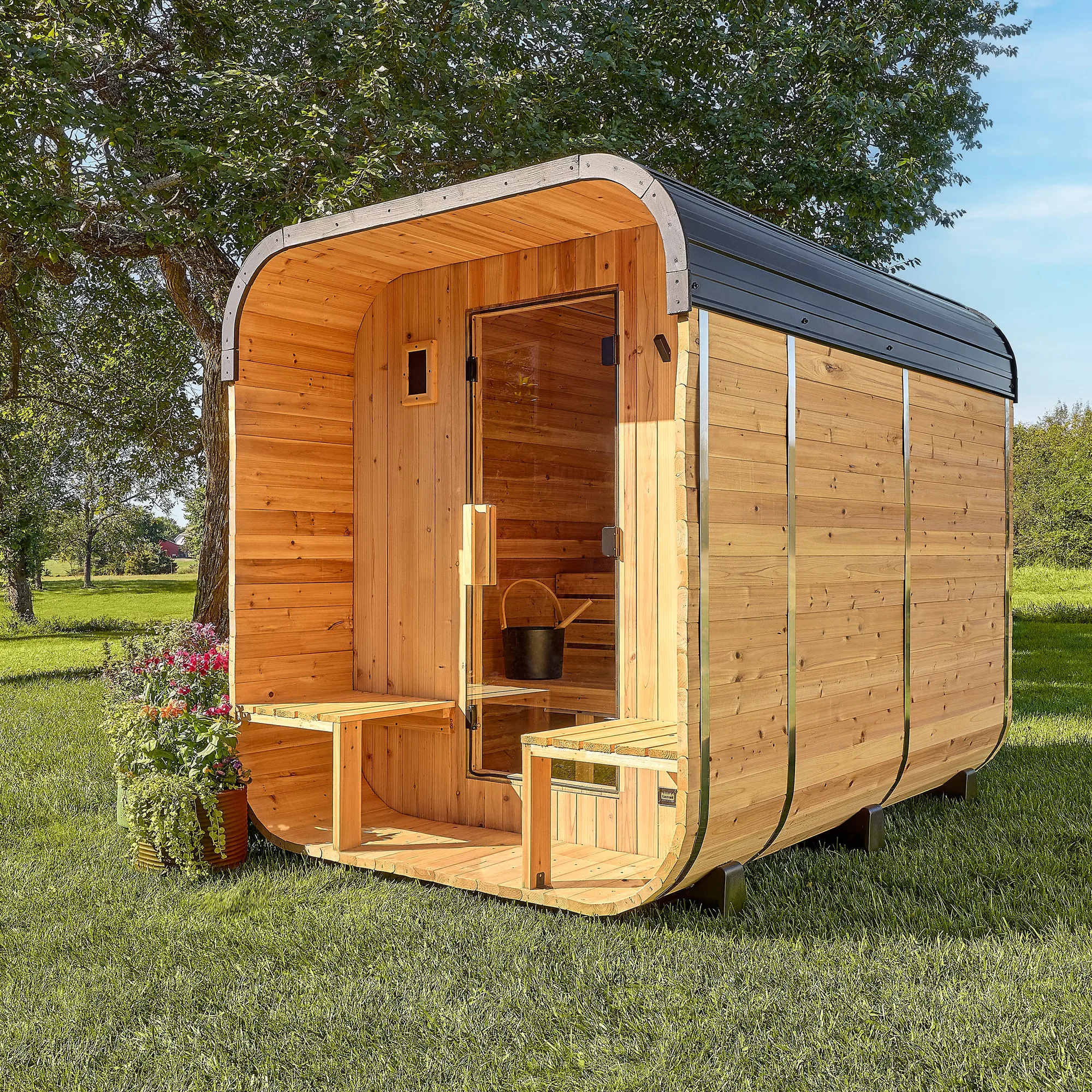 Sauna Knox vs Lennon: infravermelhos interior vs cubo exterior