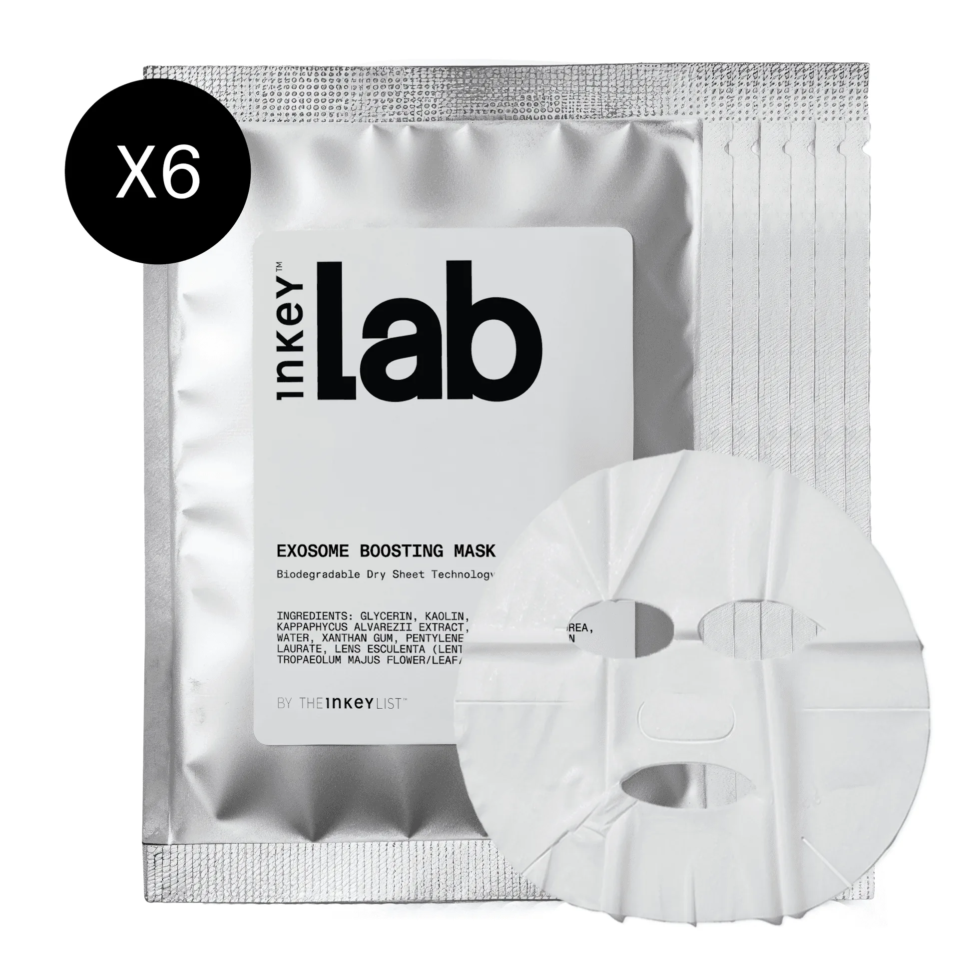 Exosome Boosting Dry Sheet Masks - Pack of 6