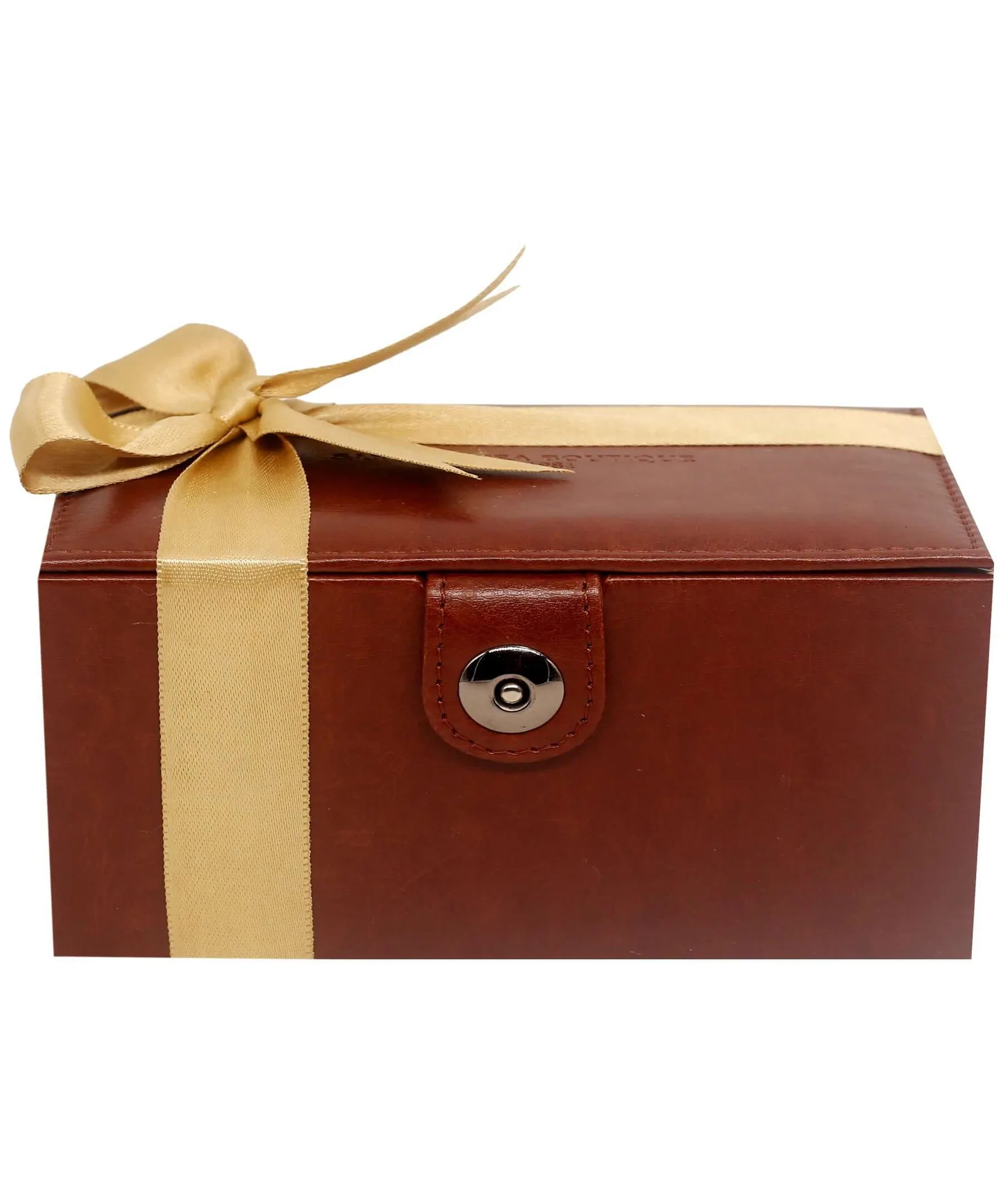 Luxury Leatherette Gift Box | Premium Box for 2 Tea Tin Caddies