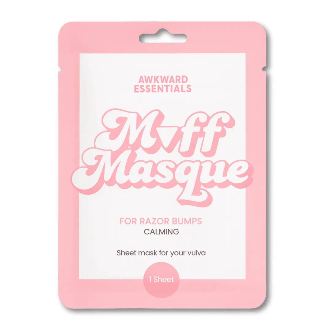 Péče po depilaci voskem a holení: Použití Muff Masque