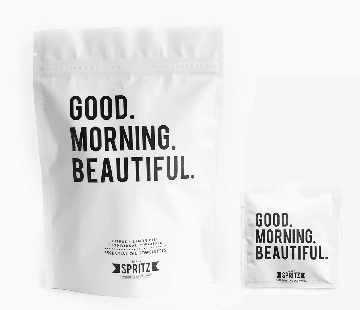 Good Morning Beautiful Towelette 7 Day Bag