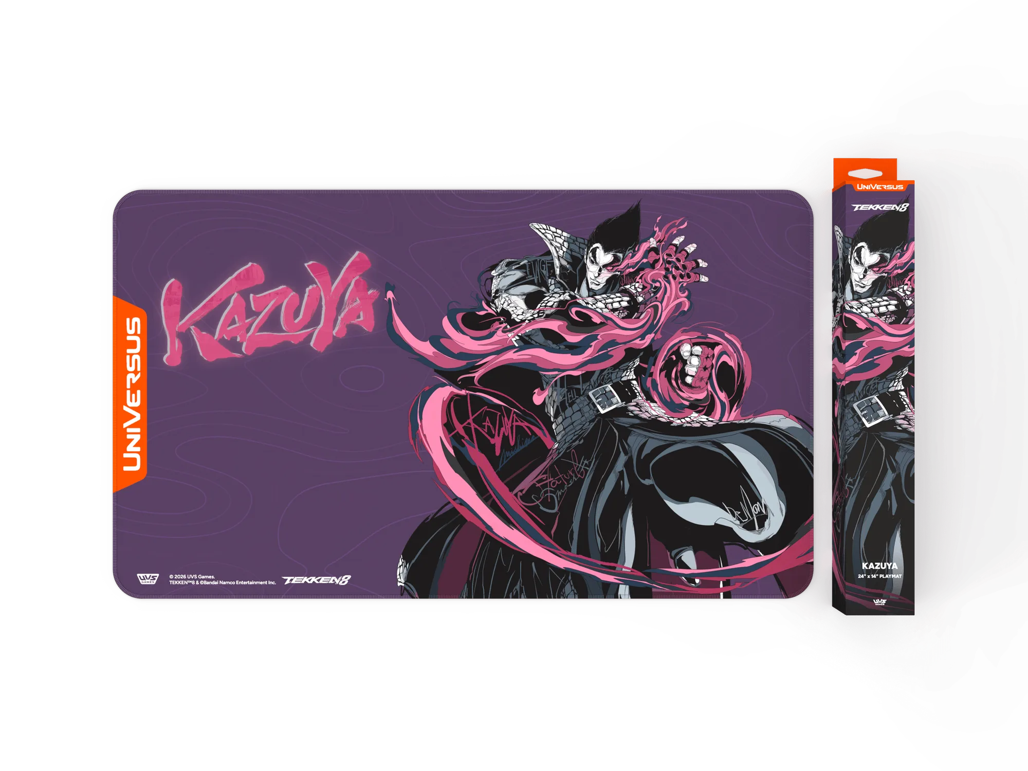 Tekken 8 Playmat - Kazuya Mishima