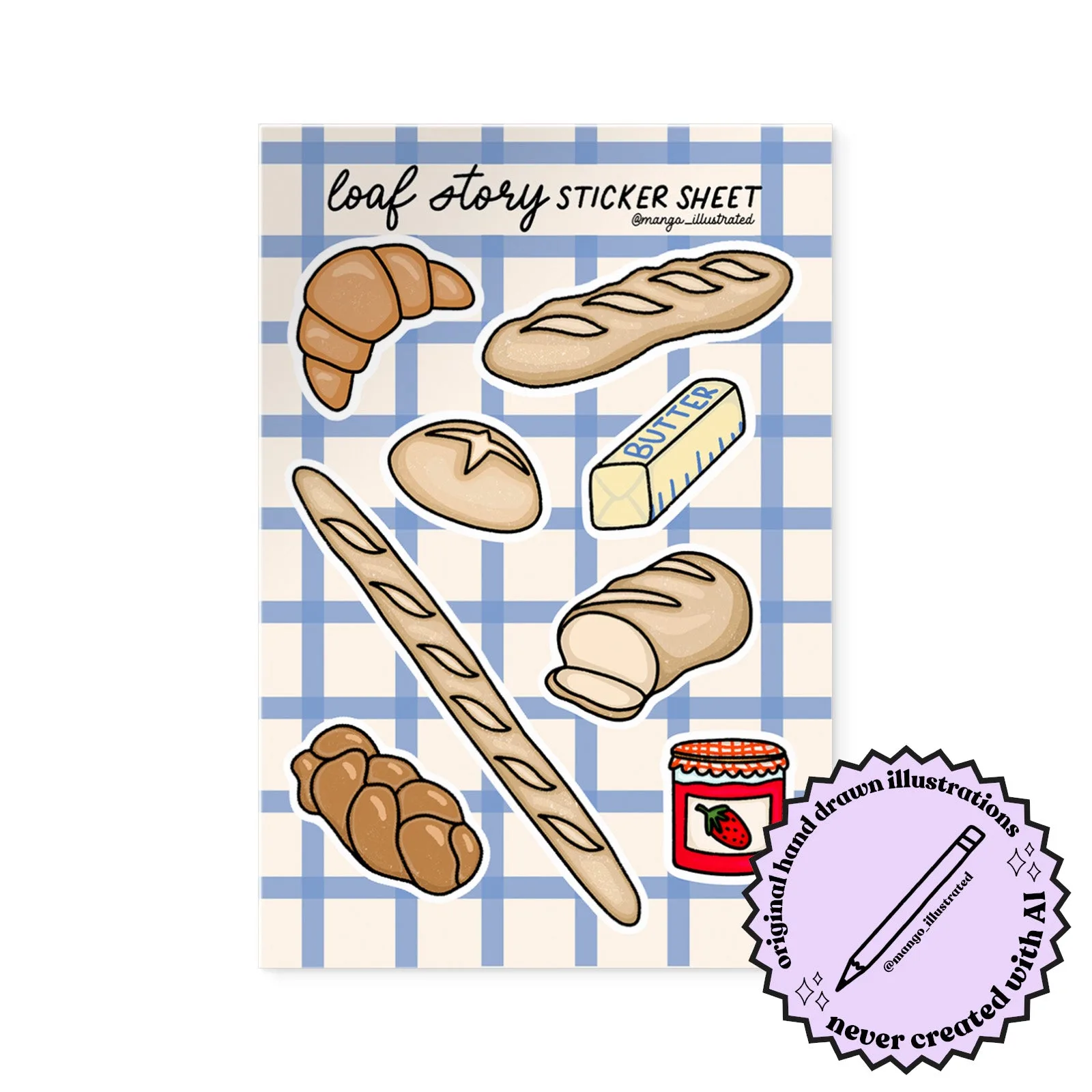 How to Use Bread Stickers for Journaling