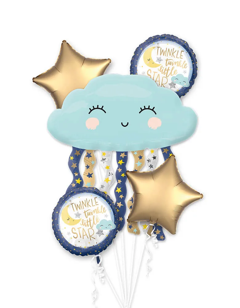Twinkle Little Star Foil Balloon Bouquet