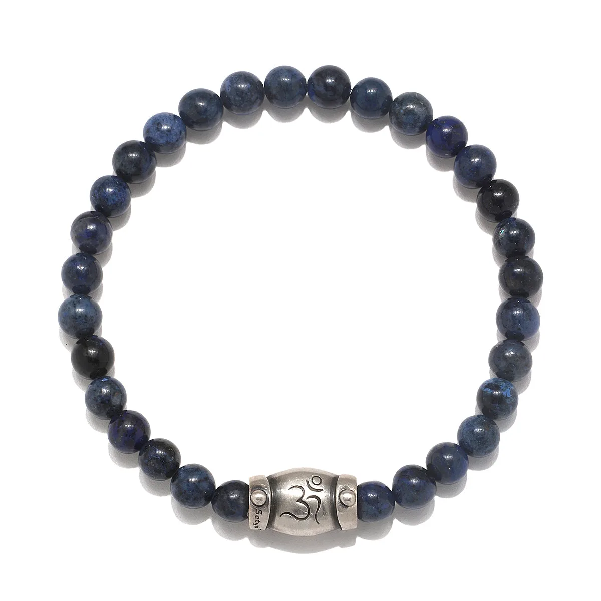 Herrenarmband aus Dumortierit für Selbsterkenntnis