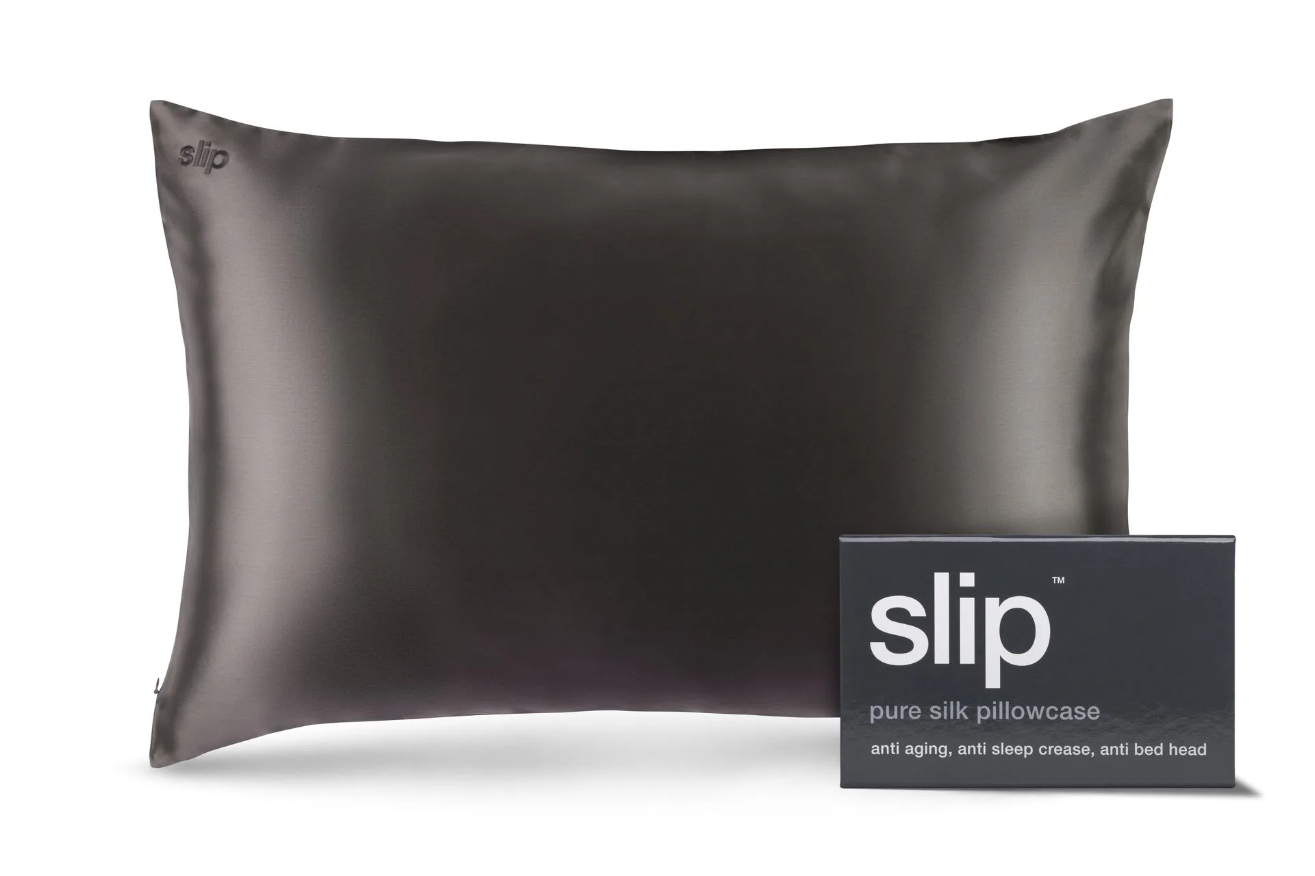 Charcoal Queen Zippered Pillowcase