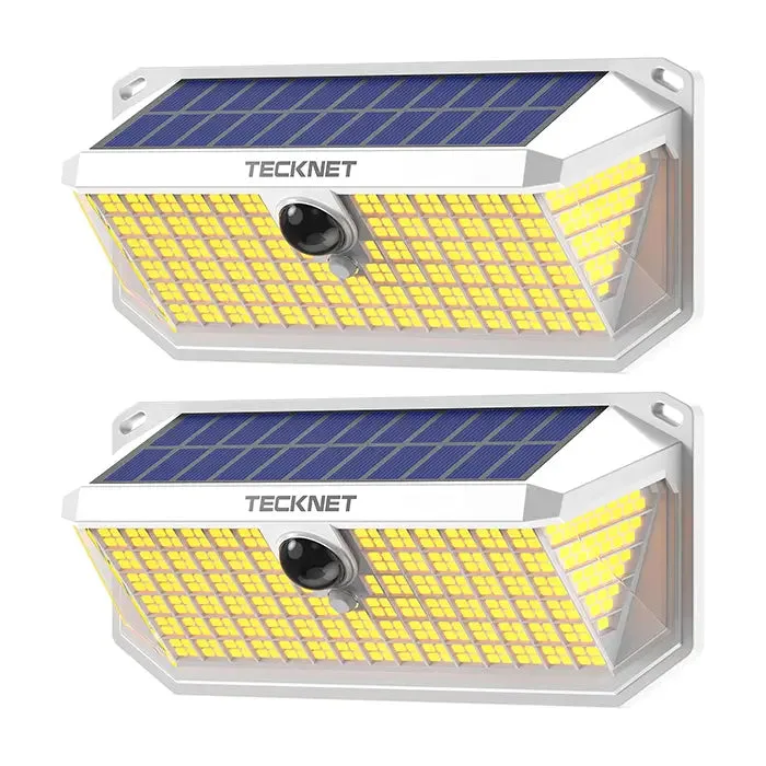 Guía de colocación de luces solares LED TECKNET 416