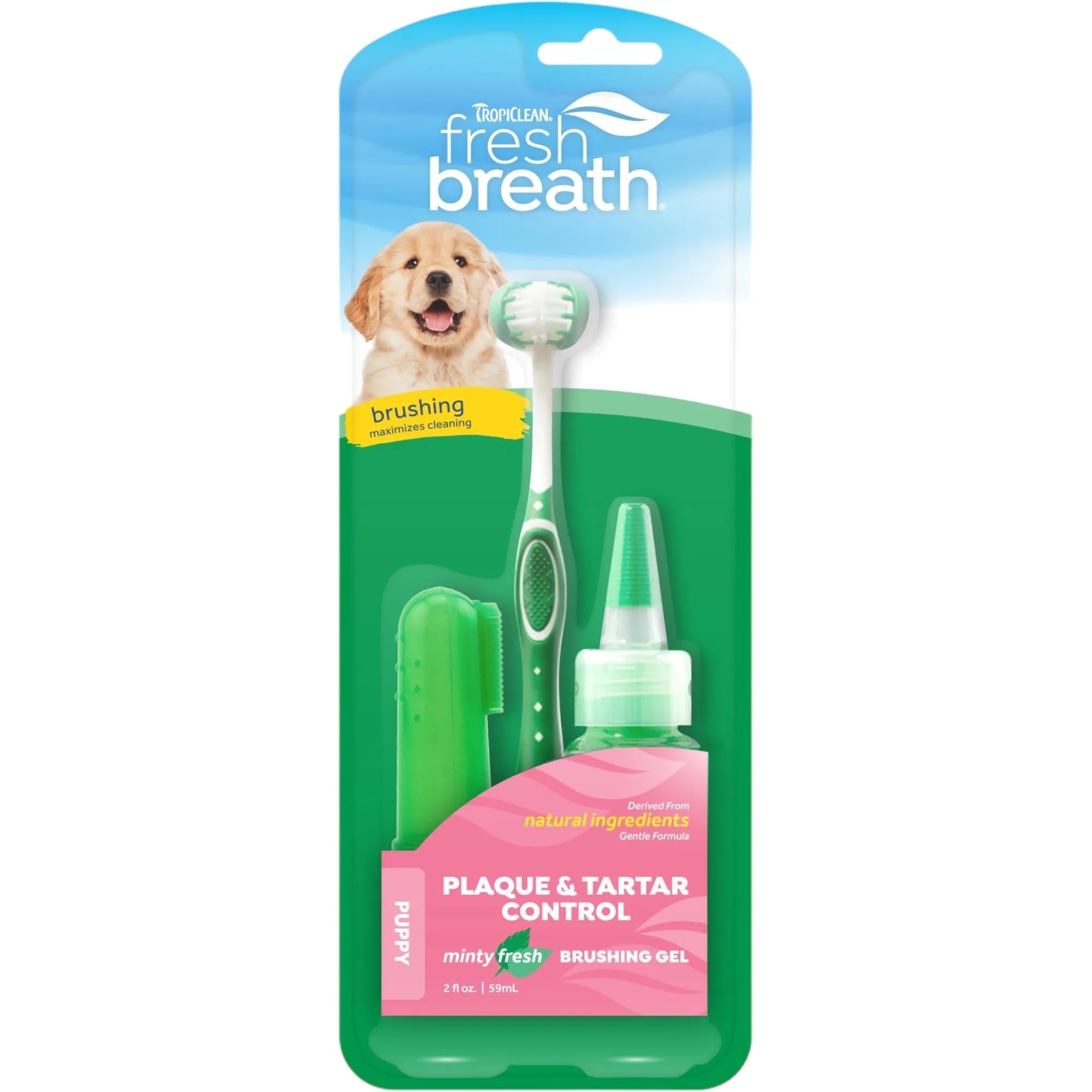 TropiClean Fresh Breath Oral Kit Welpe 2 oz.