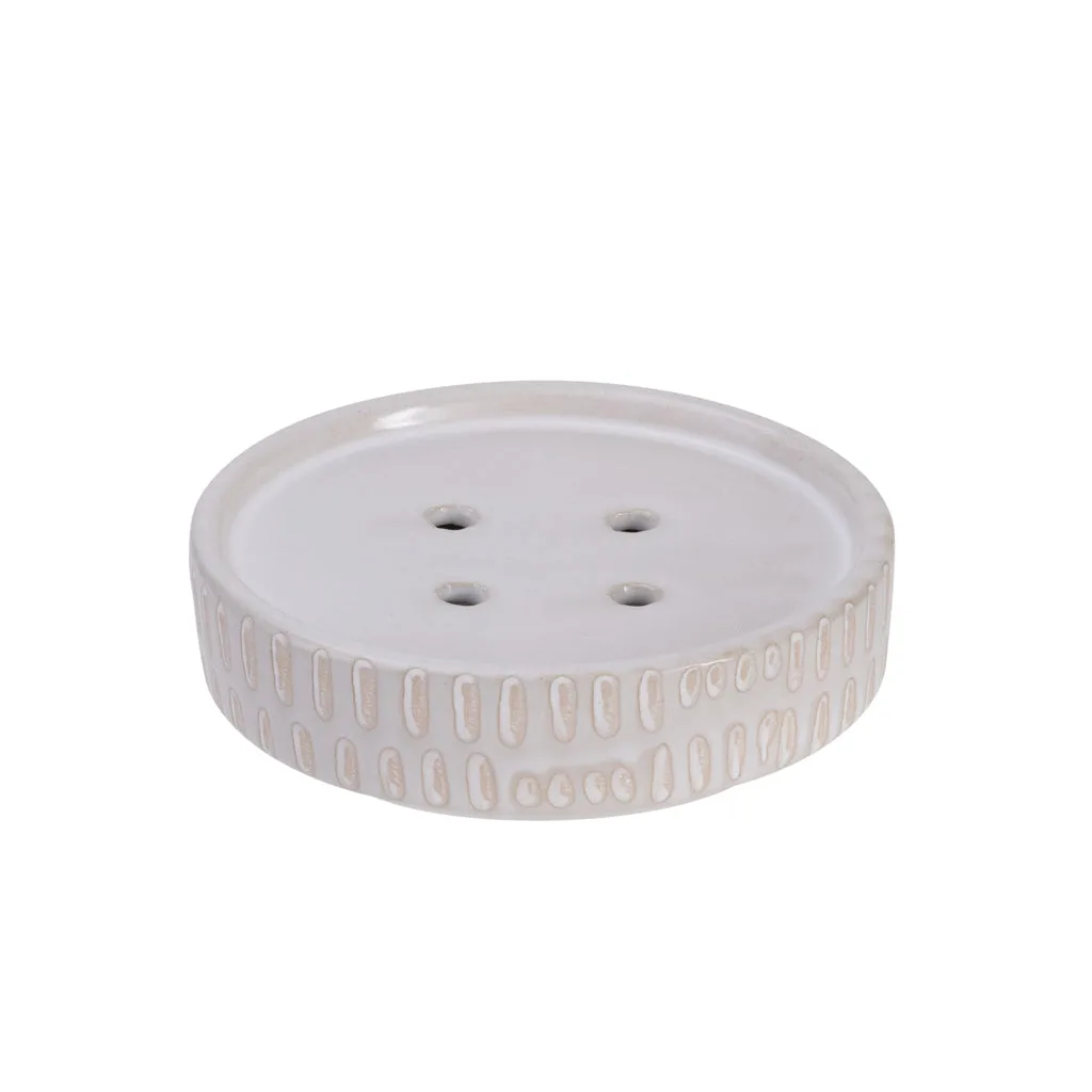 Accesorios de baño de cerámica Pebble, Jabonera