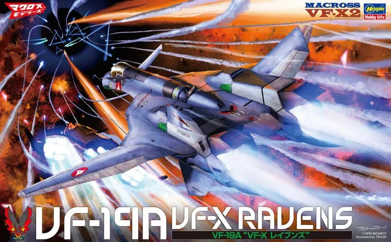 Guía de montaje del kit de modelo 1/48 VF-19A VF-X RAVENS