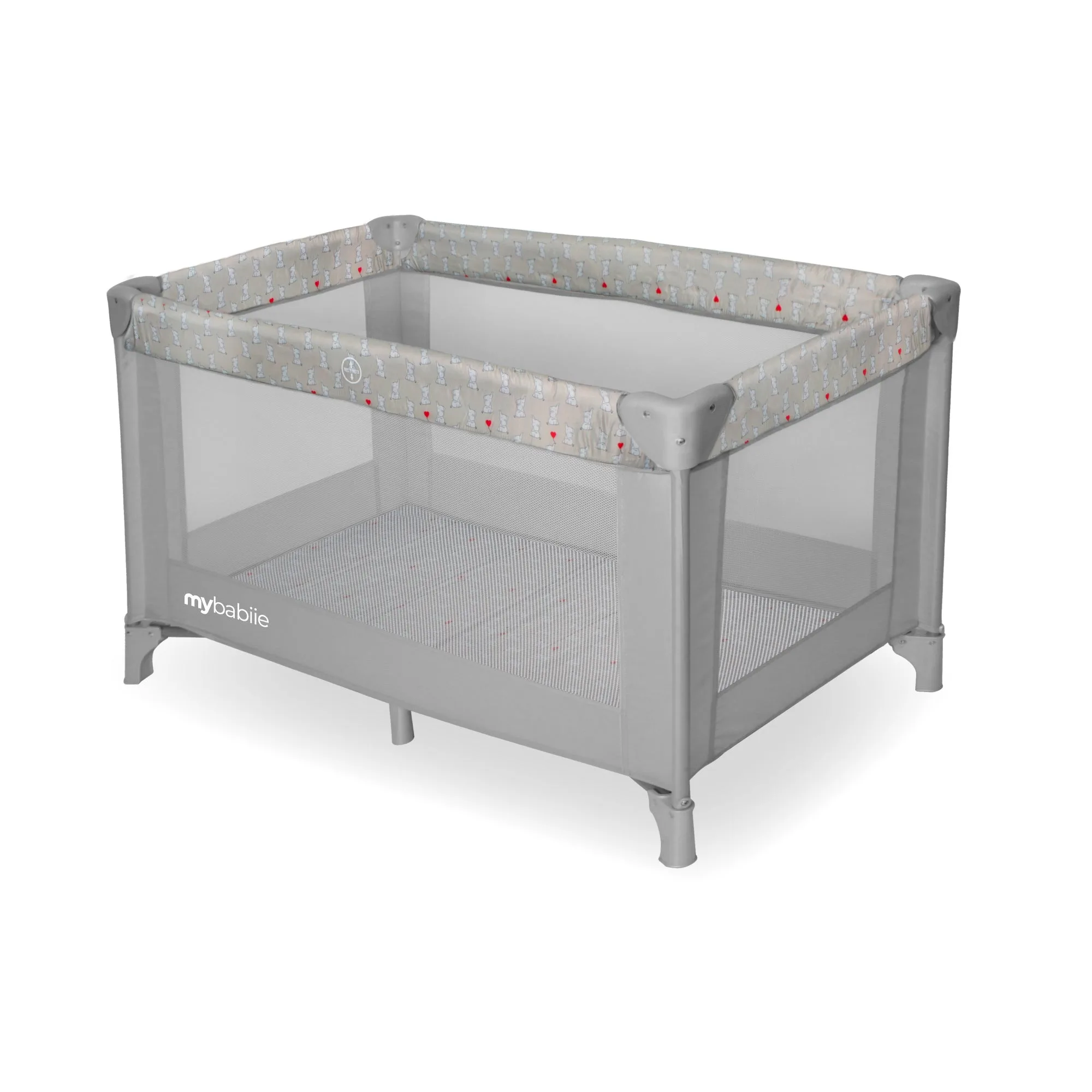 MBTC1 Travel Cot - Elephants