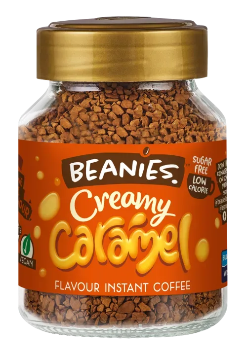 Romige koffie met karamelsmaak