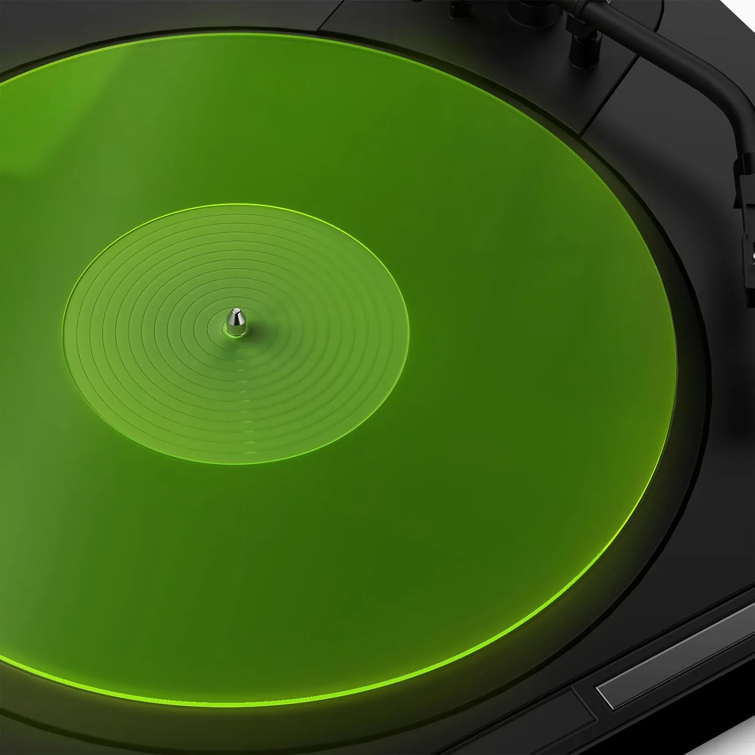 TAKMORK Green Acrylic Turntable Slipmat – Green Translucent