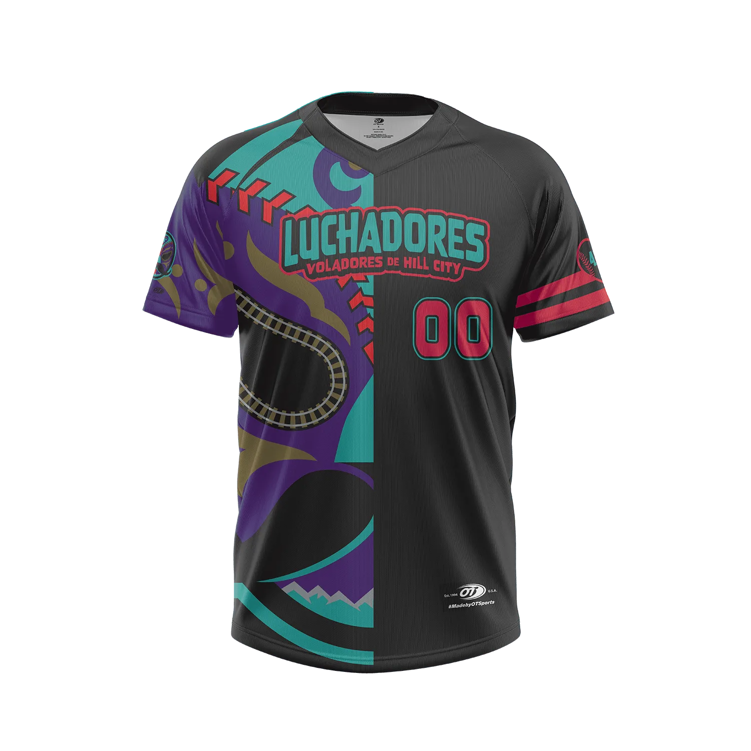 Hill City Howlers Luchadores Copa Split Toddler Sublimated Jersey