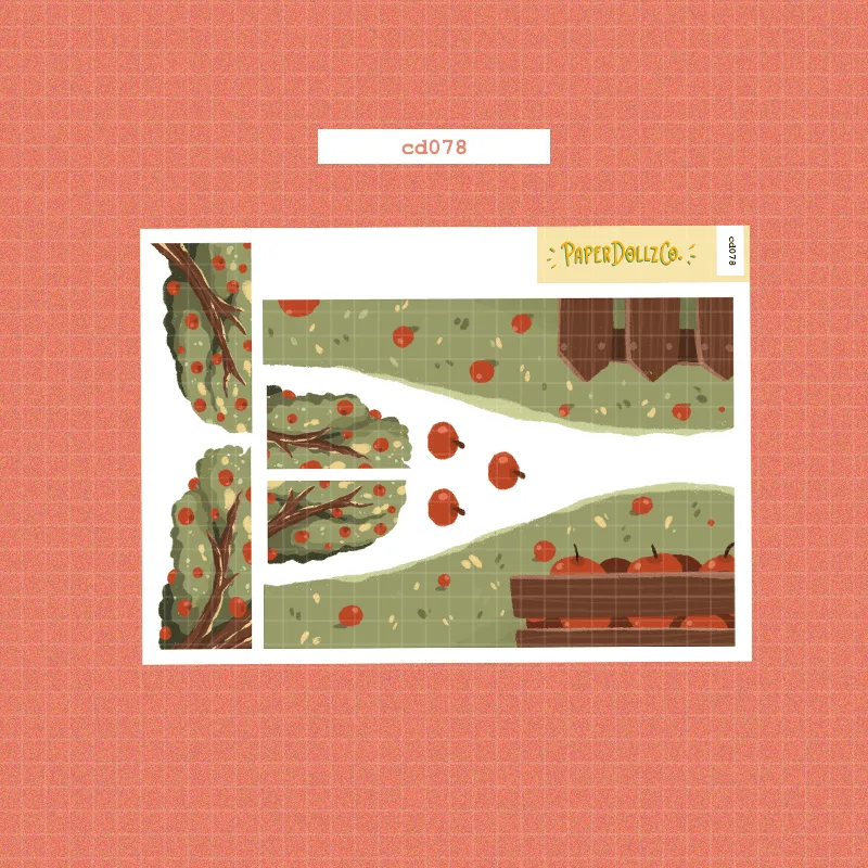 Birds of Autumn | Hobonichi | Cousin Daily Sticker Kit