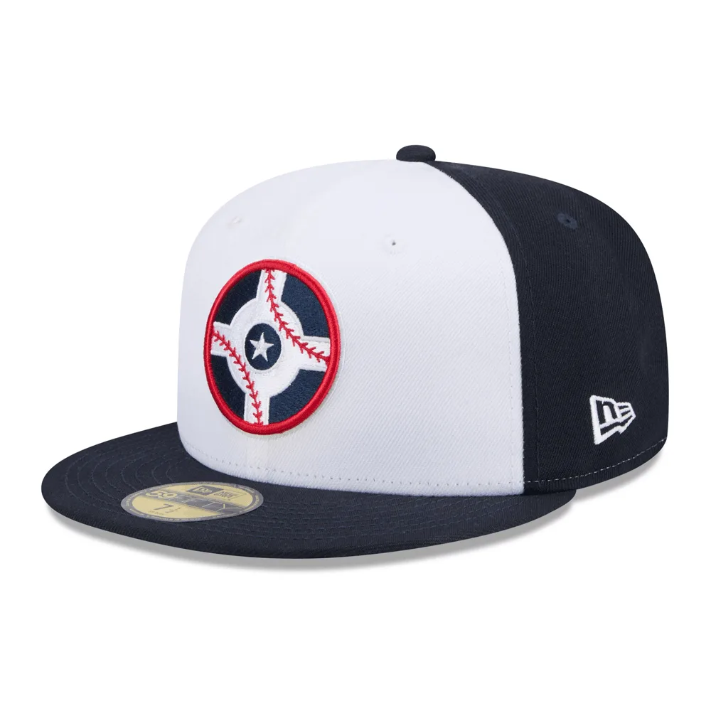 Cappello autentico da campo Indianapolis Indians Circle City New Era bianco/blu navy 59FIFTY