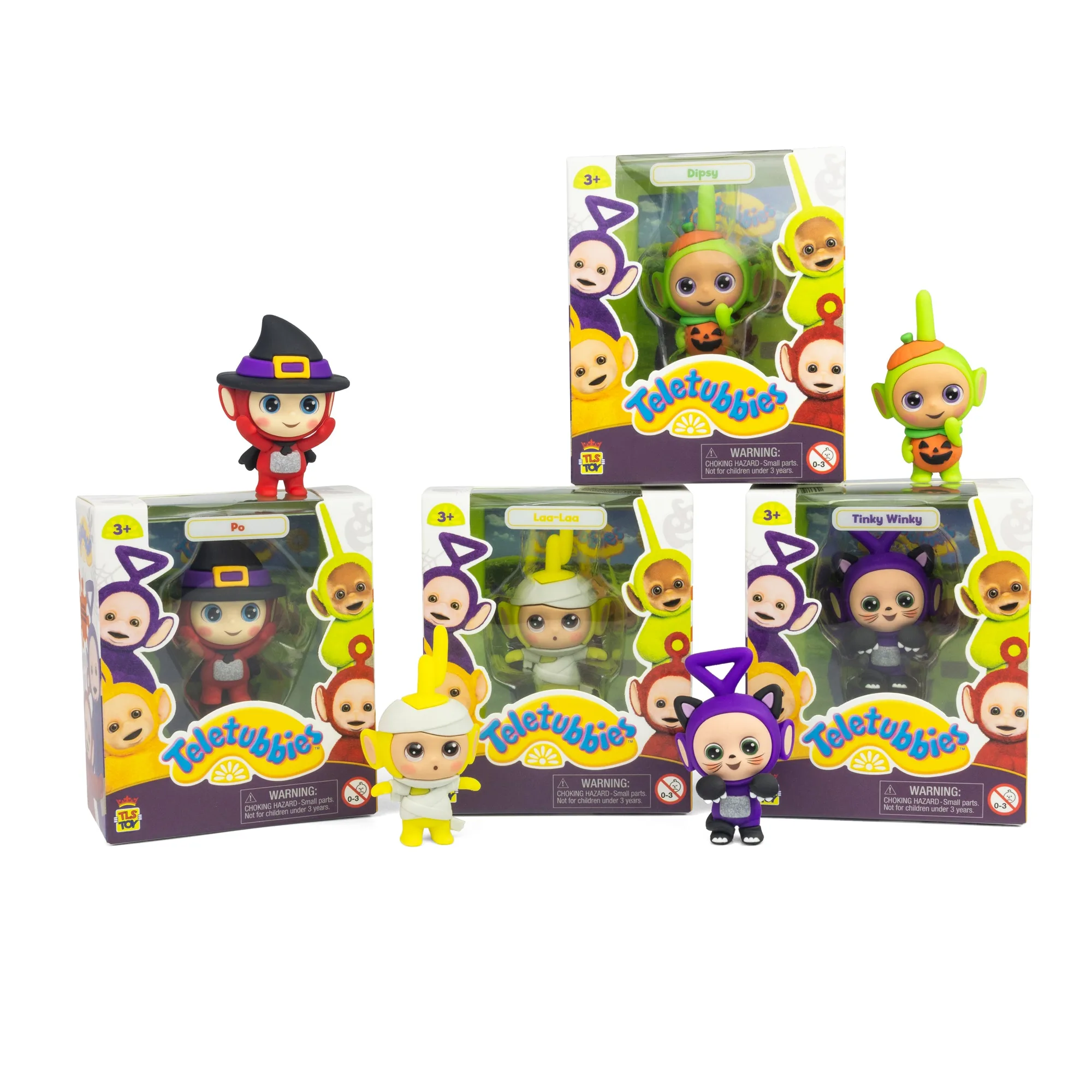 Pack Teletubbies Halloween CheeBee 4 vs Coffret surprise Spring Series