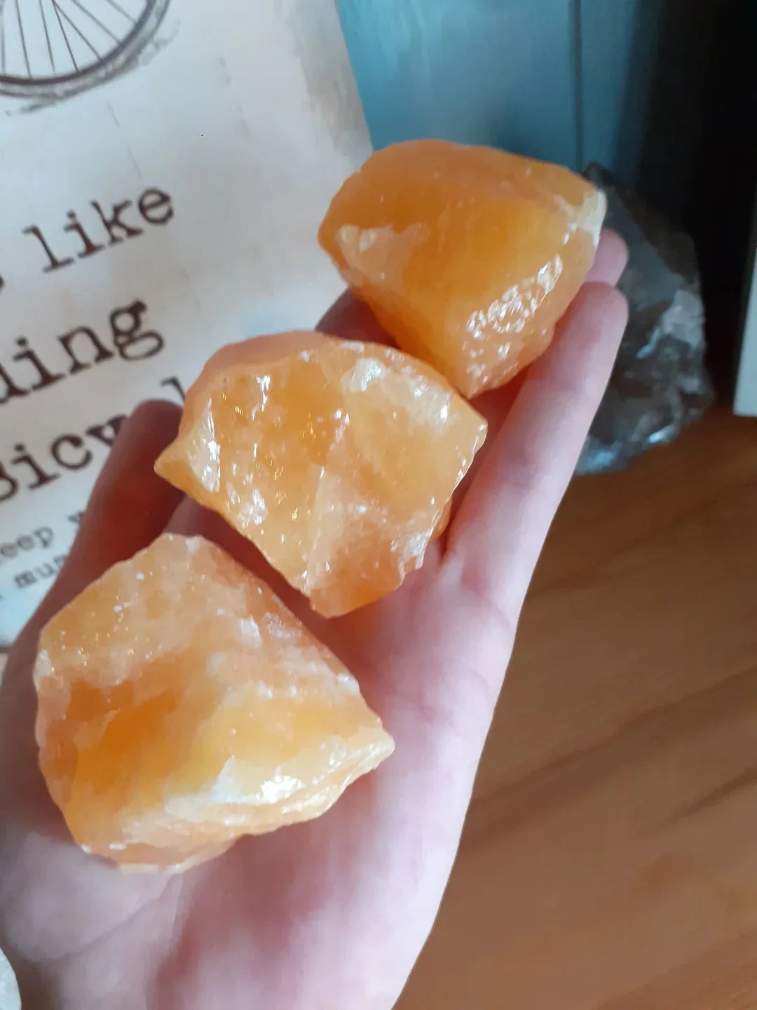 Large Rough Orange Calcite - 1 Piece
