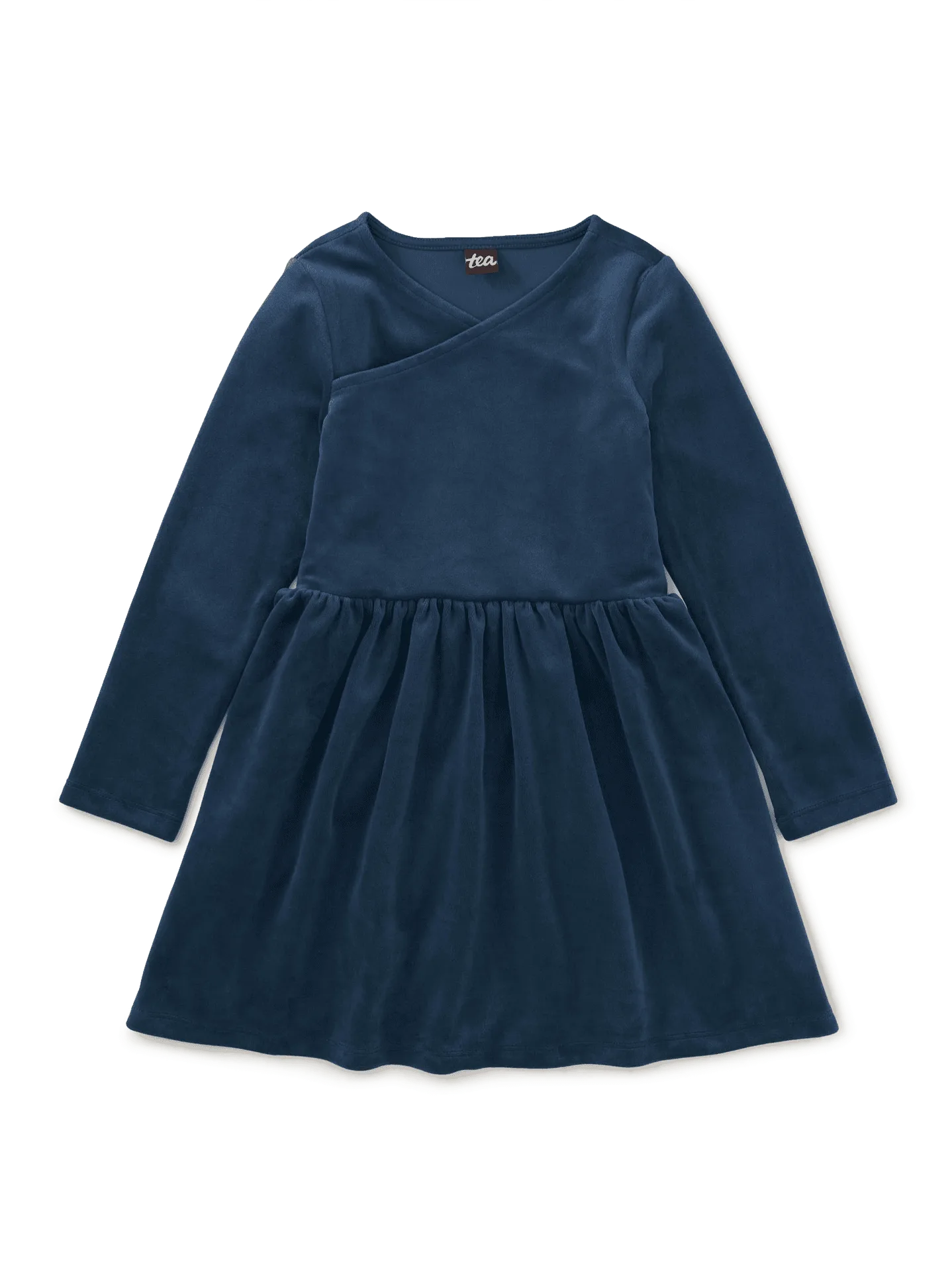 Robe à Encolure Nouée en Velours