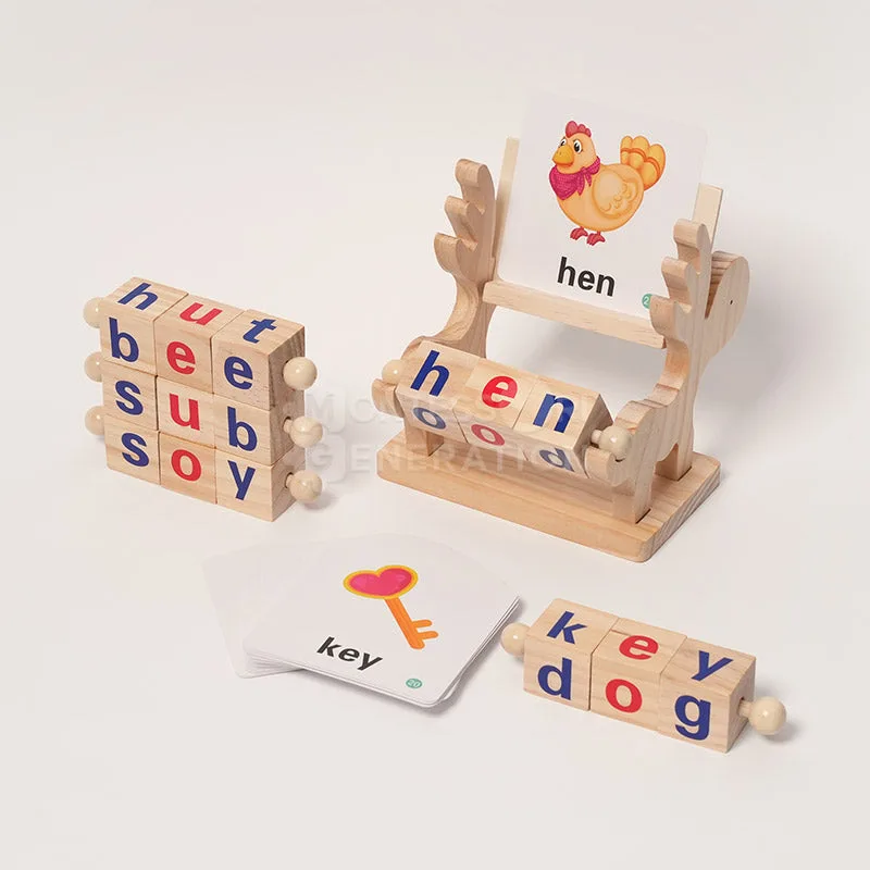 Set Montessori de girar y deletrear