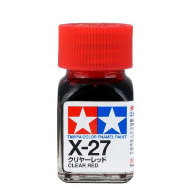 X-27 Clear Red (Enamel) 80027