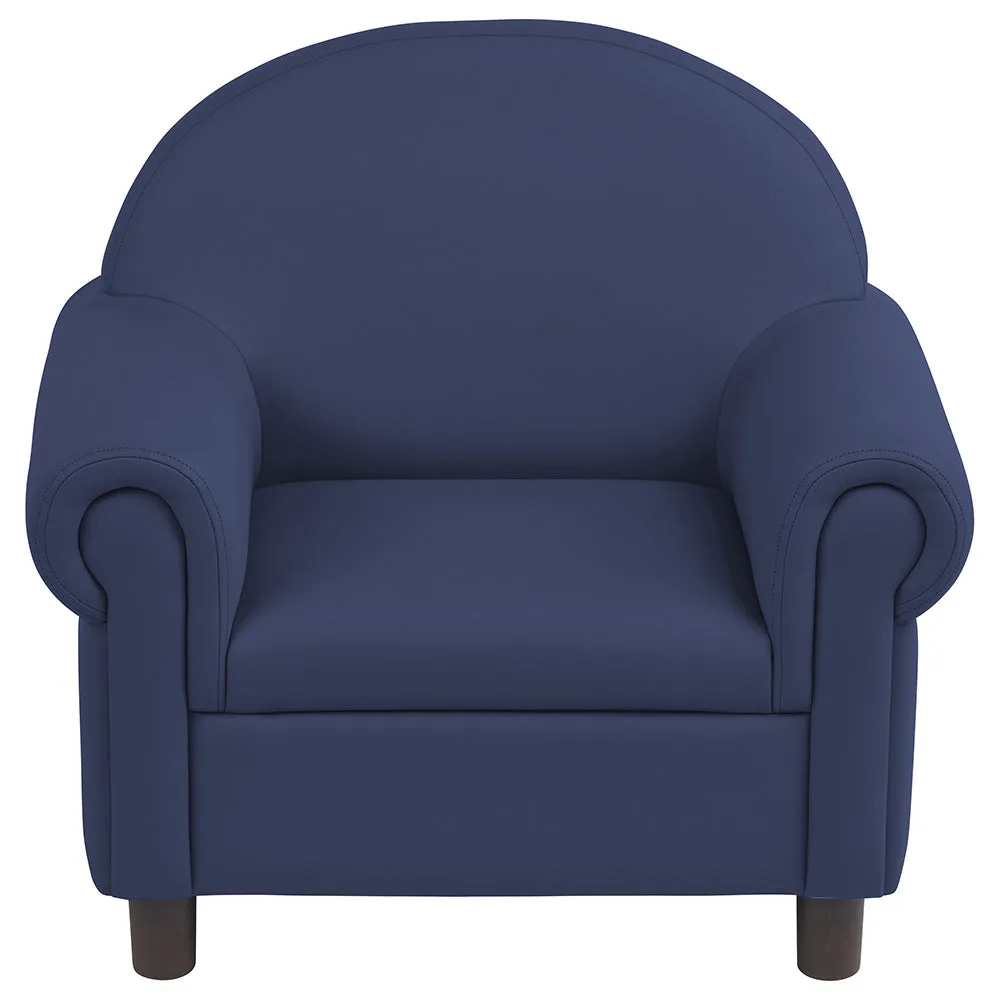 Little Lux Navy Vorschul-Lounge-Stuhl | Verstellbarer weicher Kindersitz zum Lesen & Entspannen