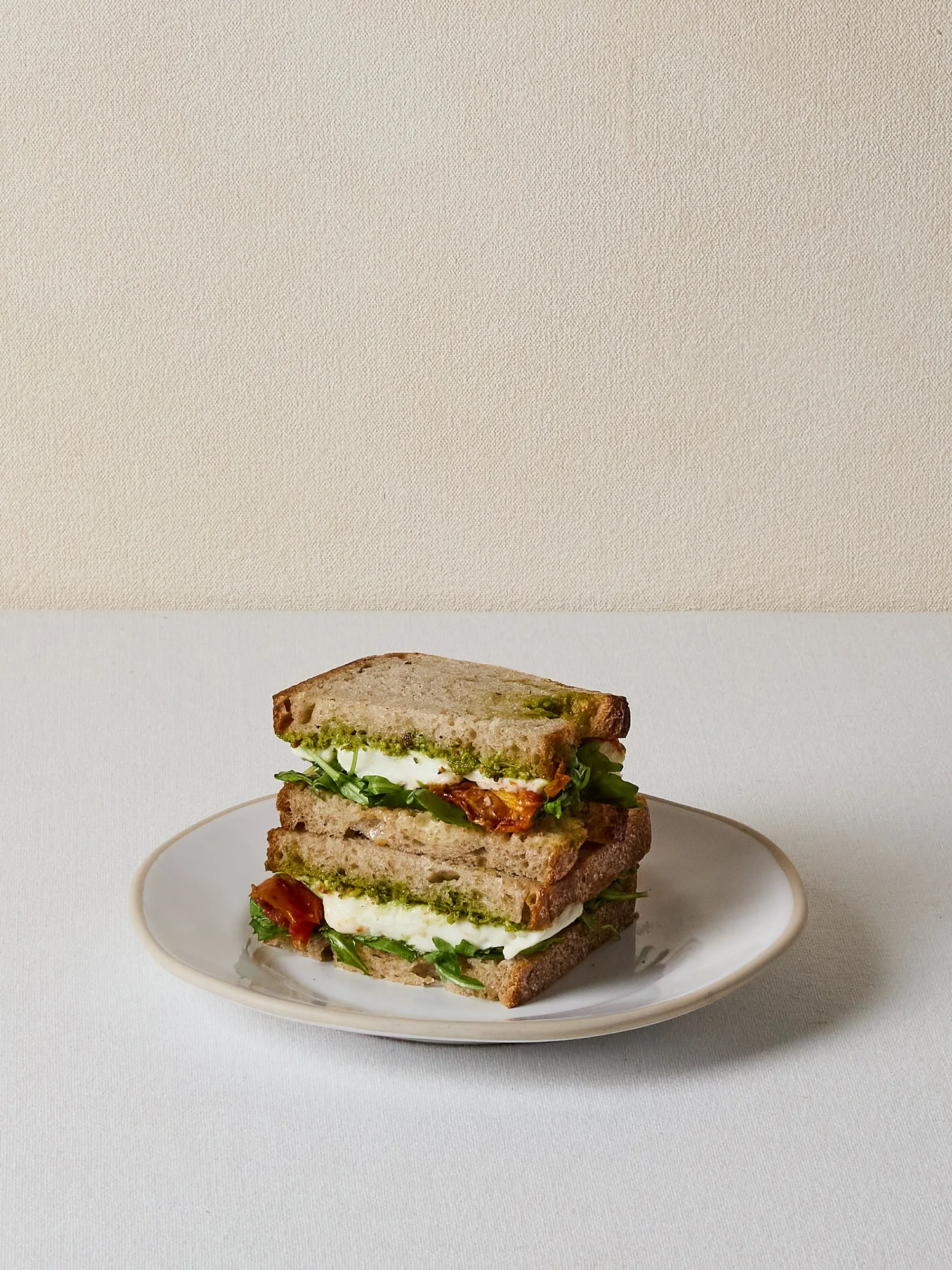 Mozzarella & Pesto Sandwich