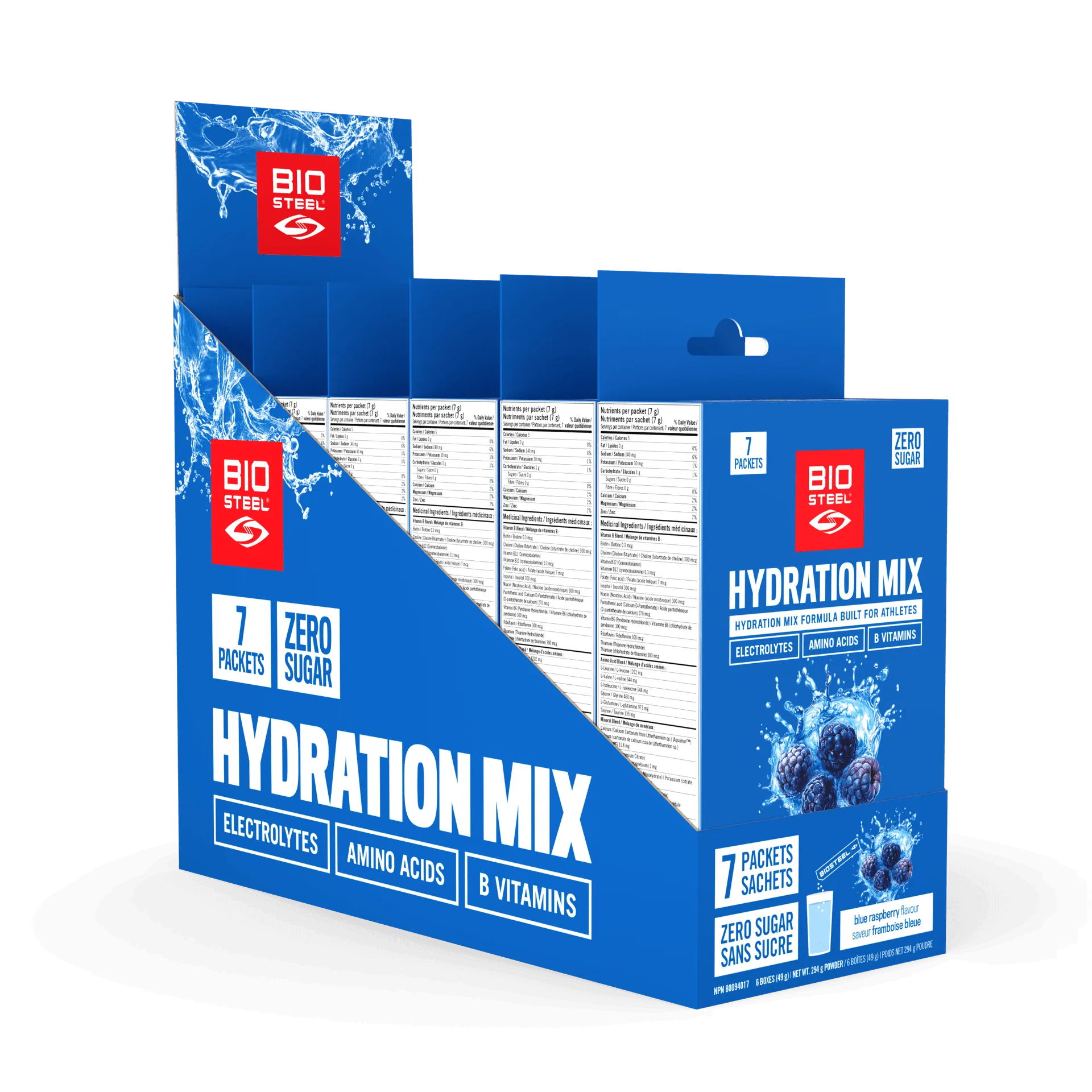 HYDRATION MIX / Blue Raspberry - 42 Packets
