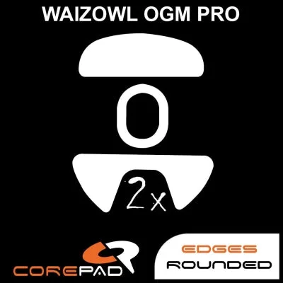 Corepad Skatez para Waizowl OGM Pro Wireless: Guía de deslizamiento
